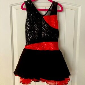 Girls dance costume